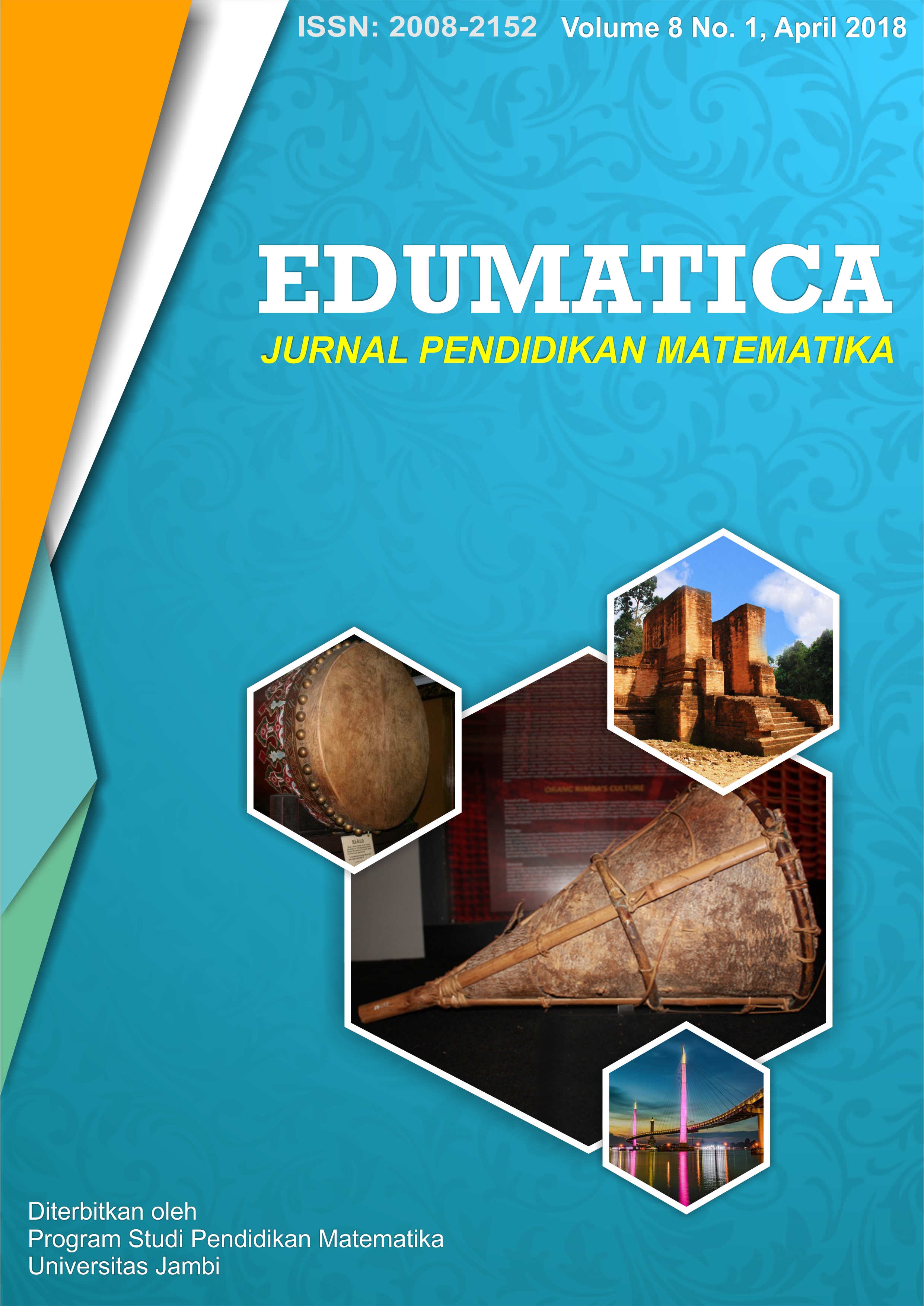 					View Vol. 8 No. 1 (2018): Edumatica: Jurnal Pendidikan Matematika  (April 2018)
				
