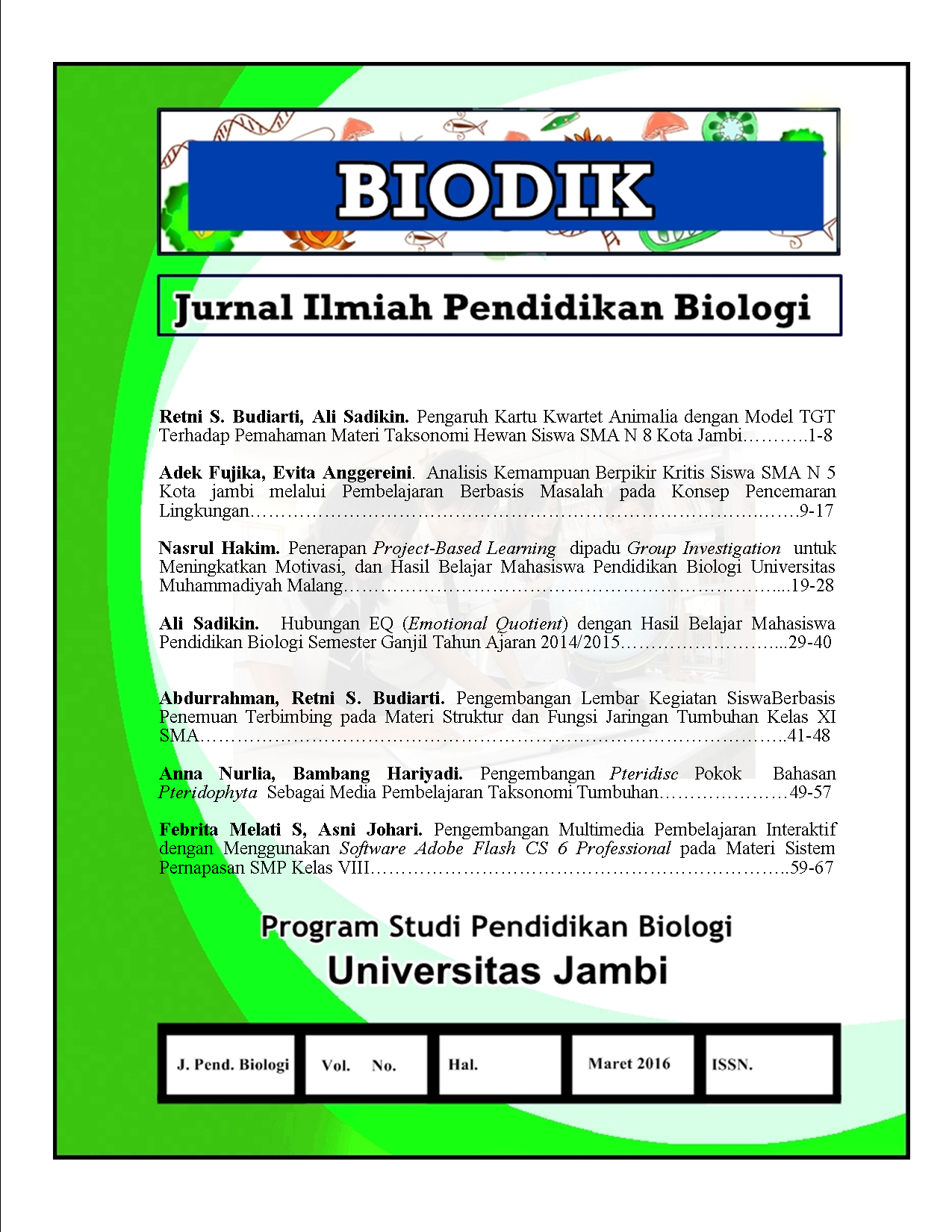 					View Vol. 1 No. 1 (2015): Desember 2015
				